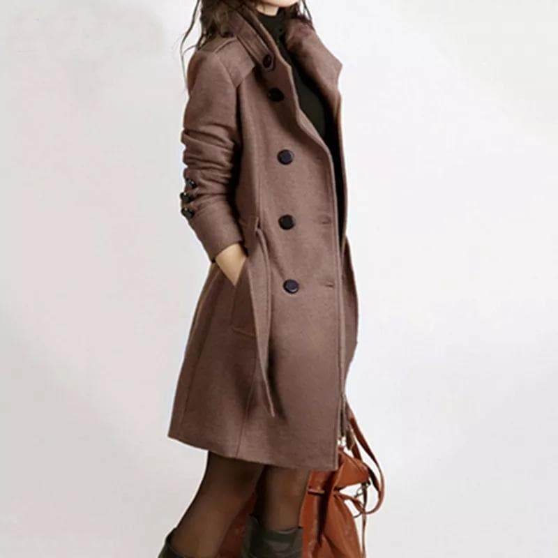 Donna - Trench elegante - Cintura in vita