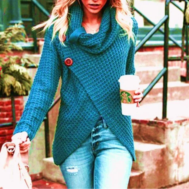 Donna - Pullover in maglia di lana - Vestibilità rilassata