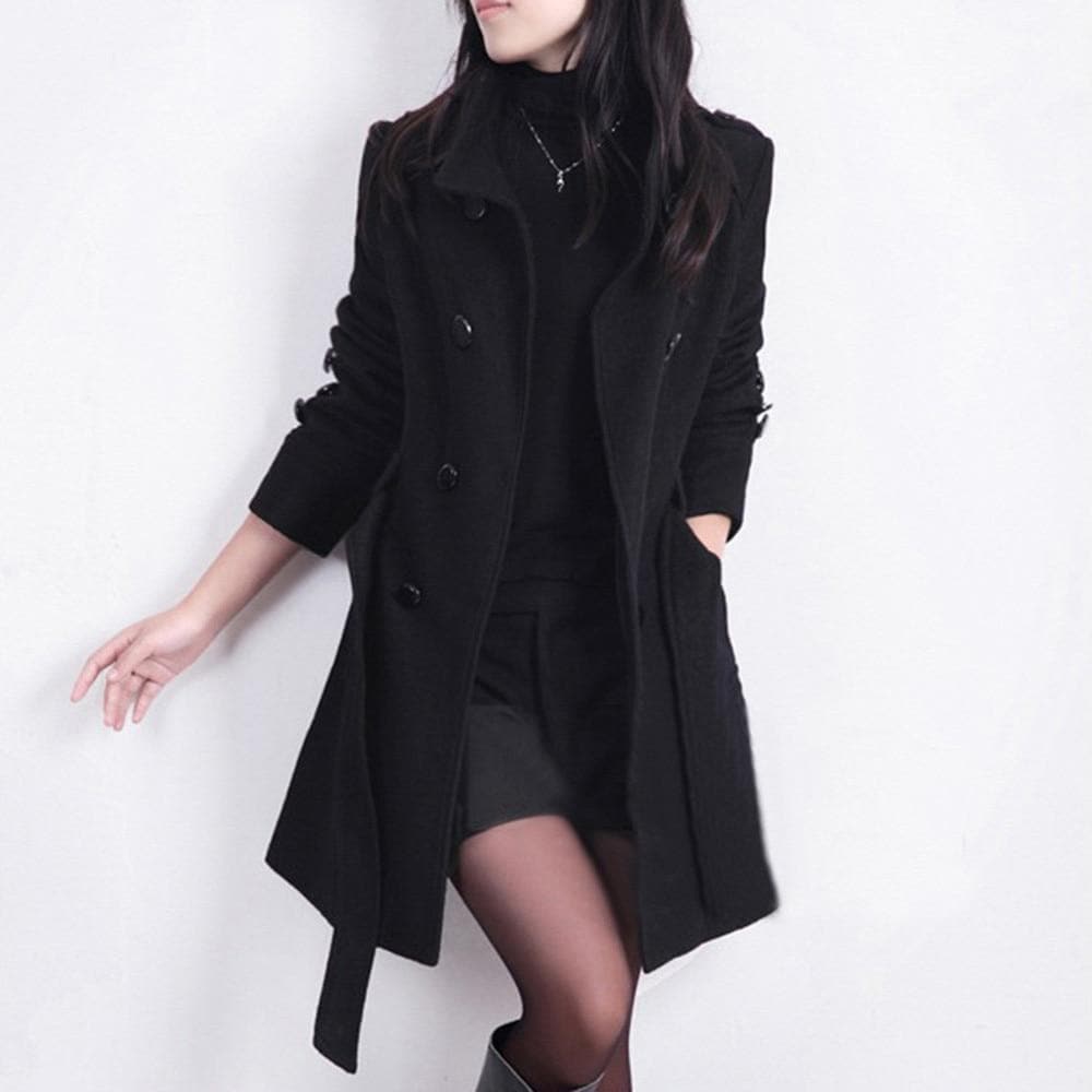 Donna - Trench elegante - Cintura in vita