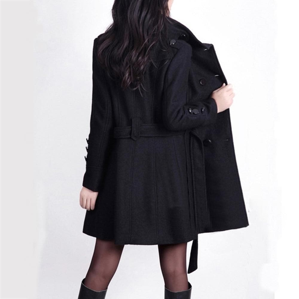 Donna - Trench elegante - Cintura in vita
