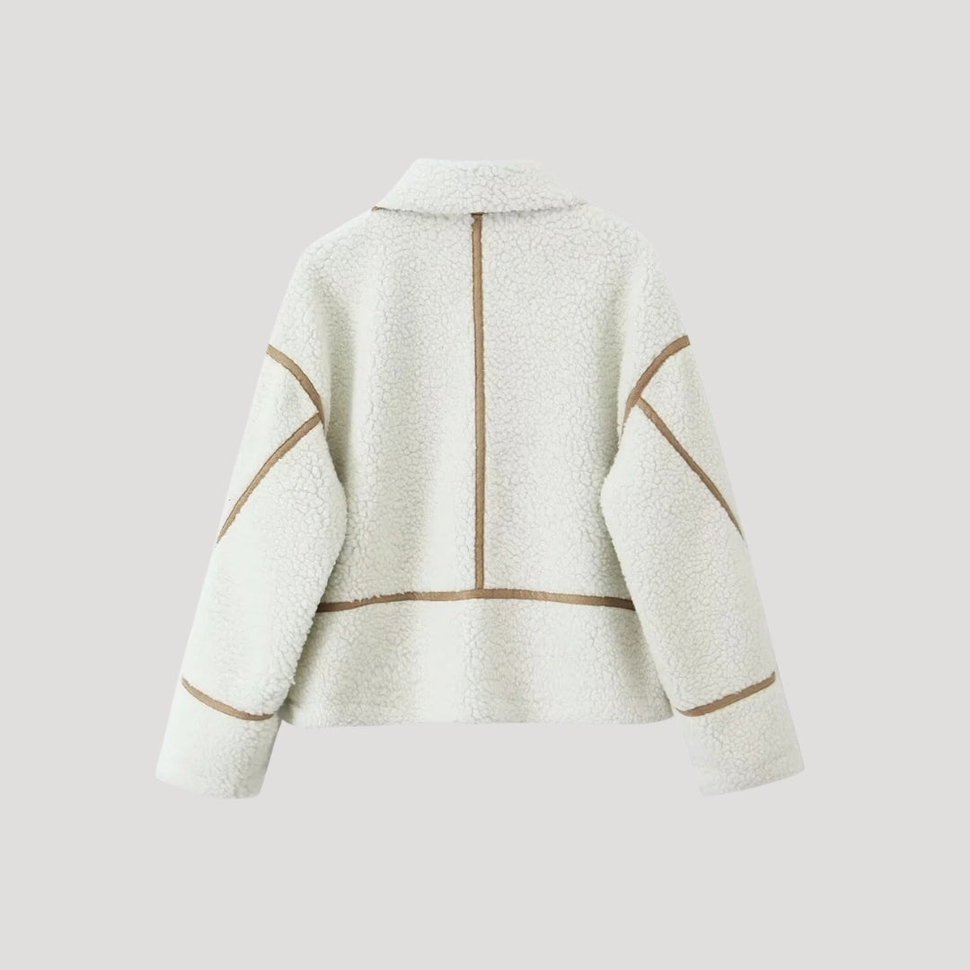 Donna - Giacca in pile - Accogliente stile Teddy Borg
