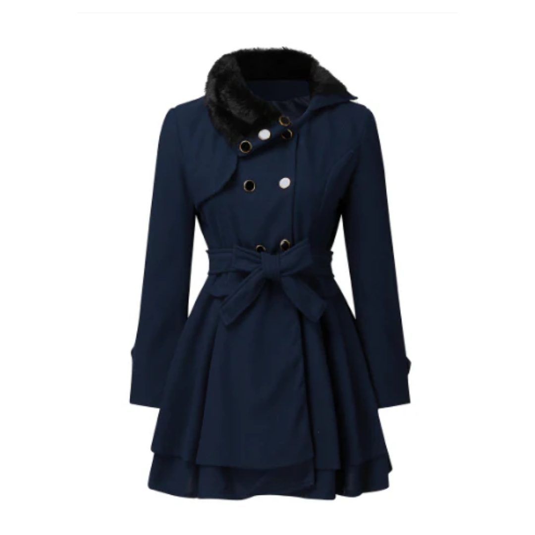 Donna - Elegante trench con cintura - Stile sofisticato