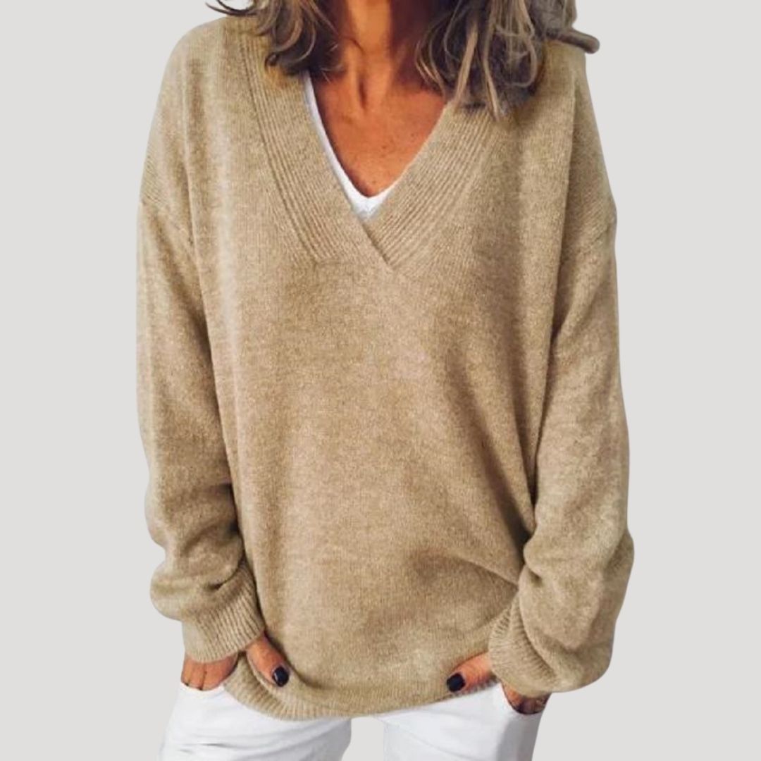 Donna - Maglione oversize in maglia - Stile invernale