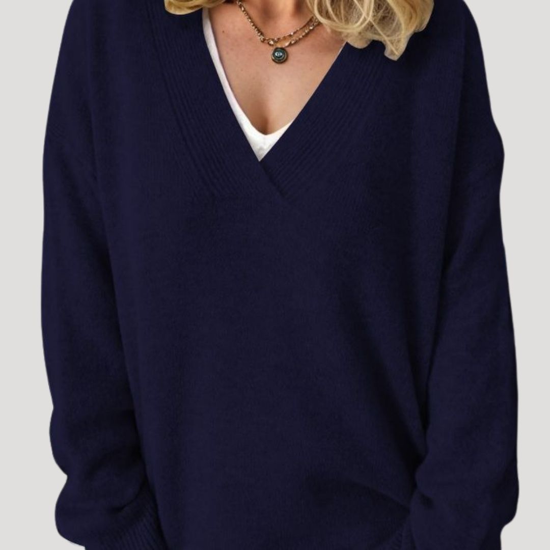 Donna - Maglione oversize in maglia - Stile invernale
