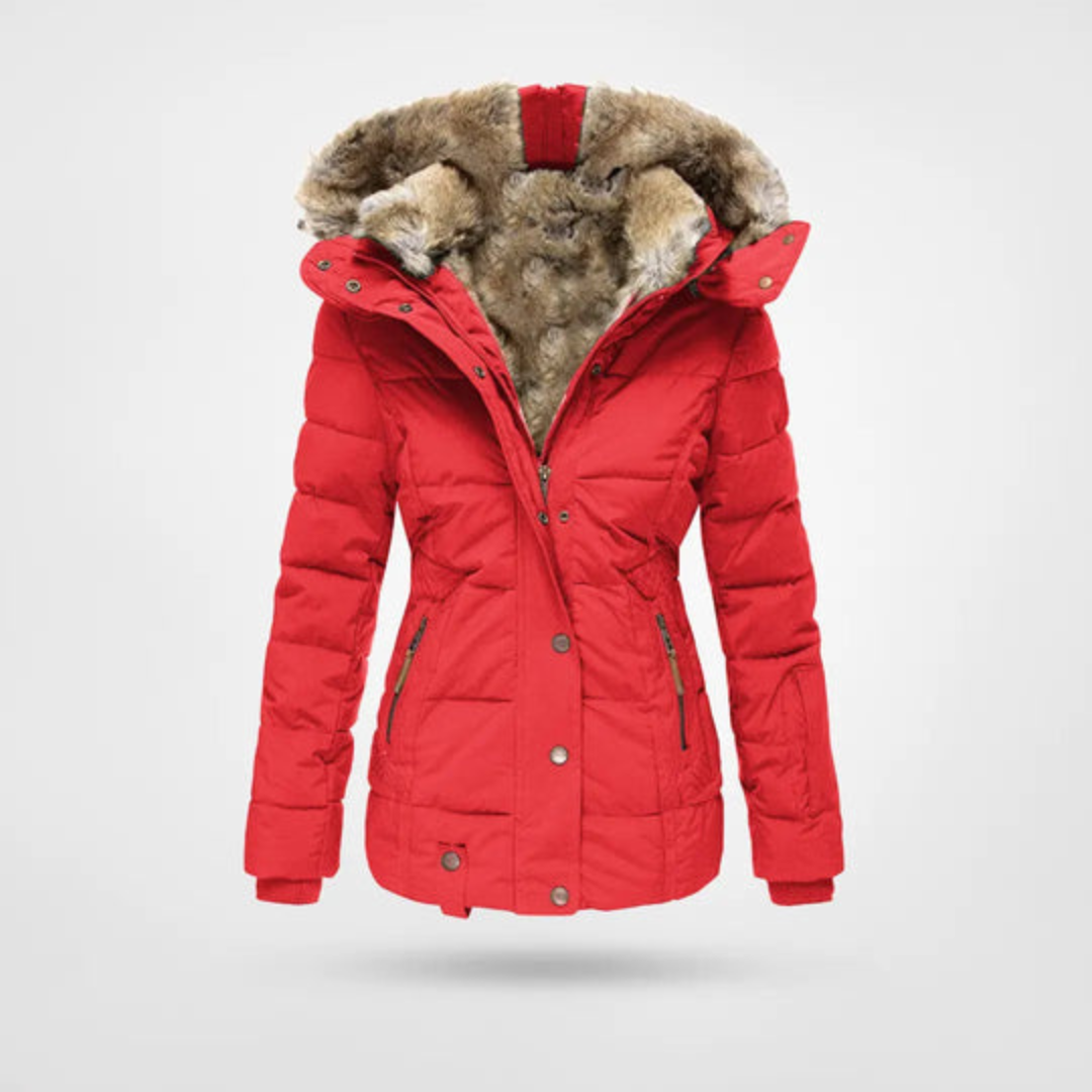 Donna - Calda giacca invernale Puffer Parka - Stile accogliente