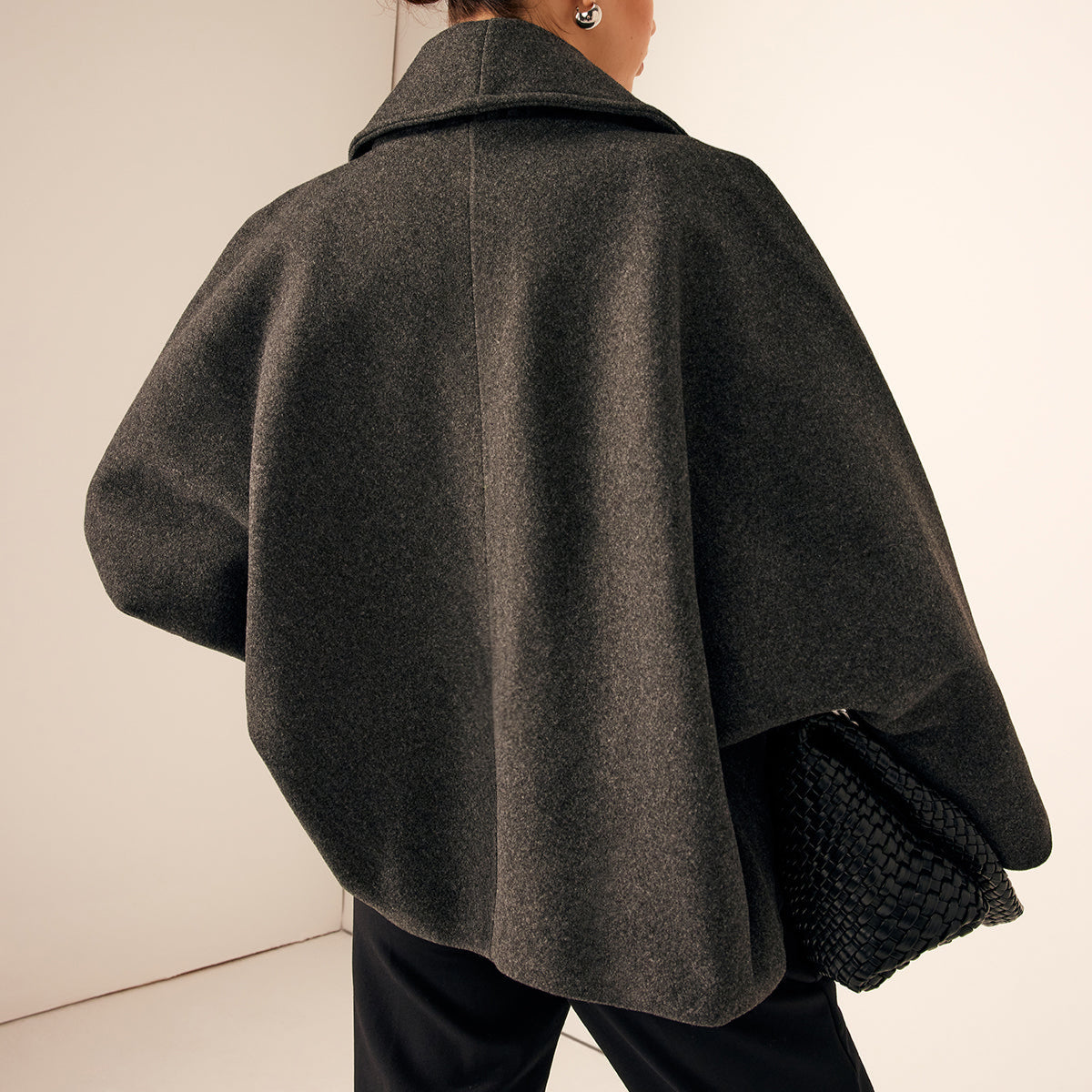 Donna - Cappotto classico in tweed - Stile corto