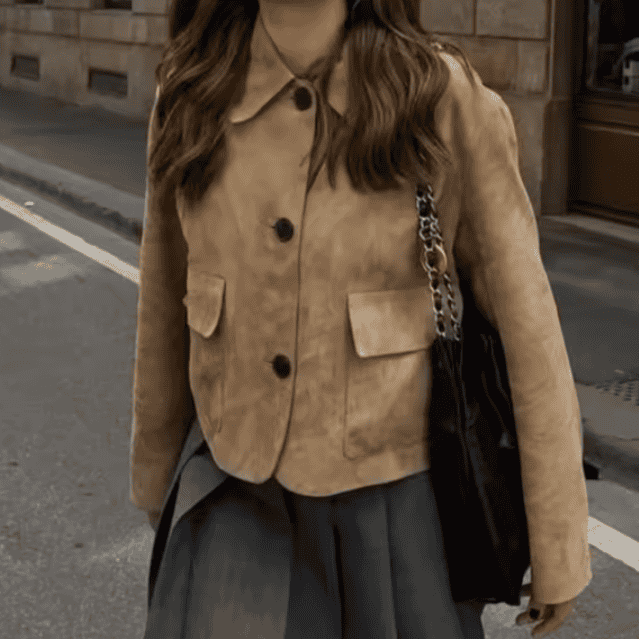 Donna - Comoda giacca corta - Stile Casual