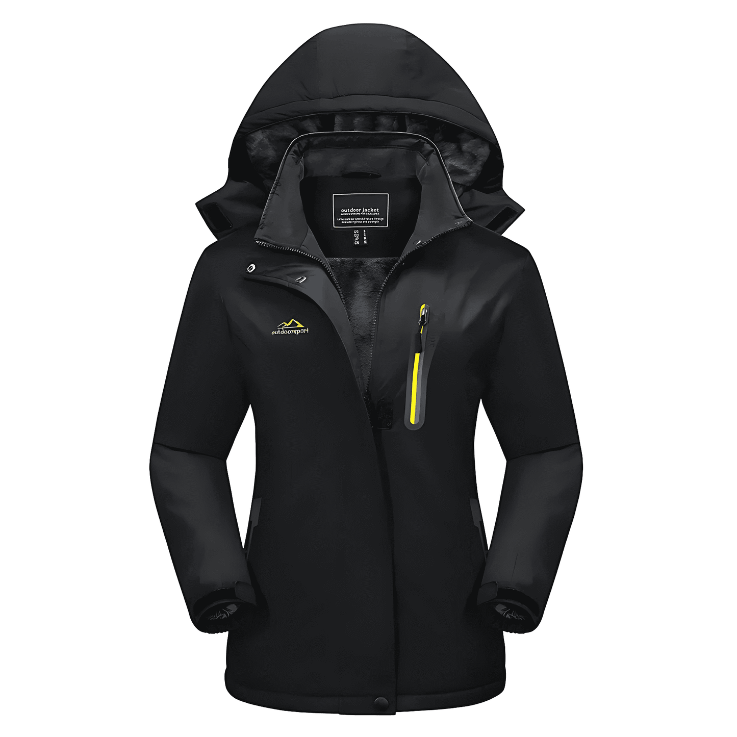 Donna - Giacca da sci da neve - Stile con cappuccio