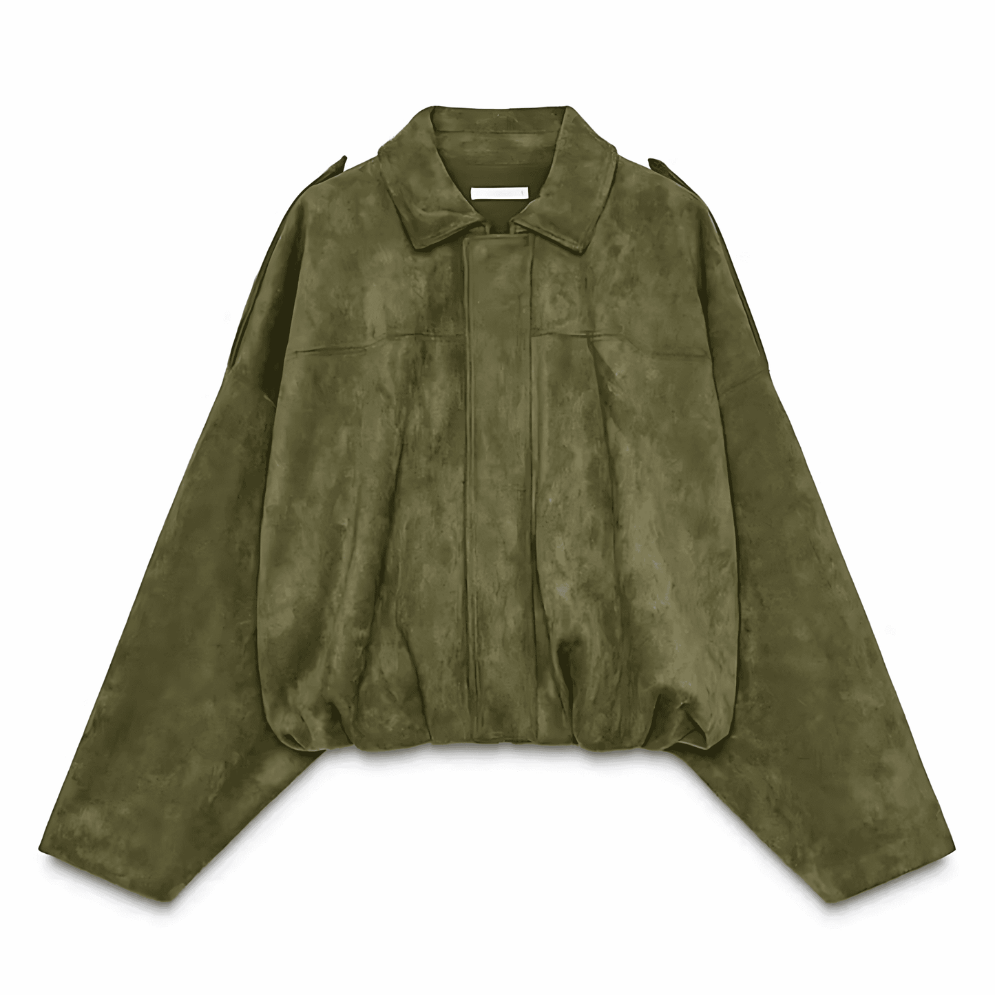 Donna - Giacca oversize in pelle scamosciata