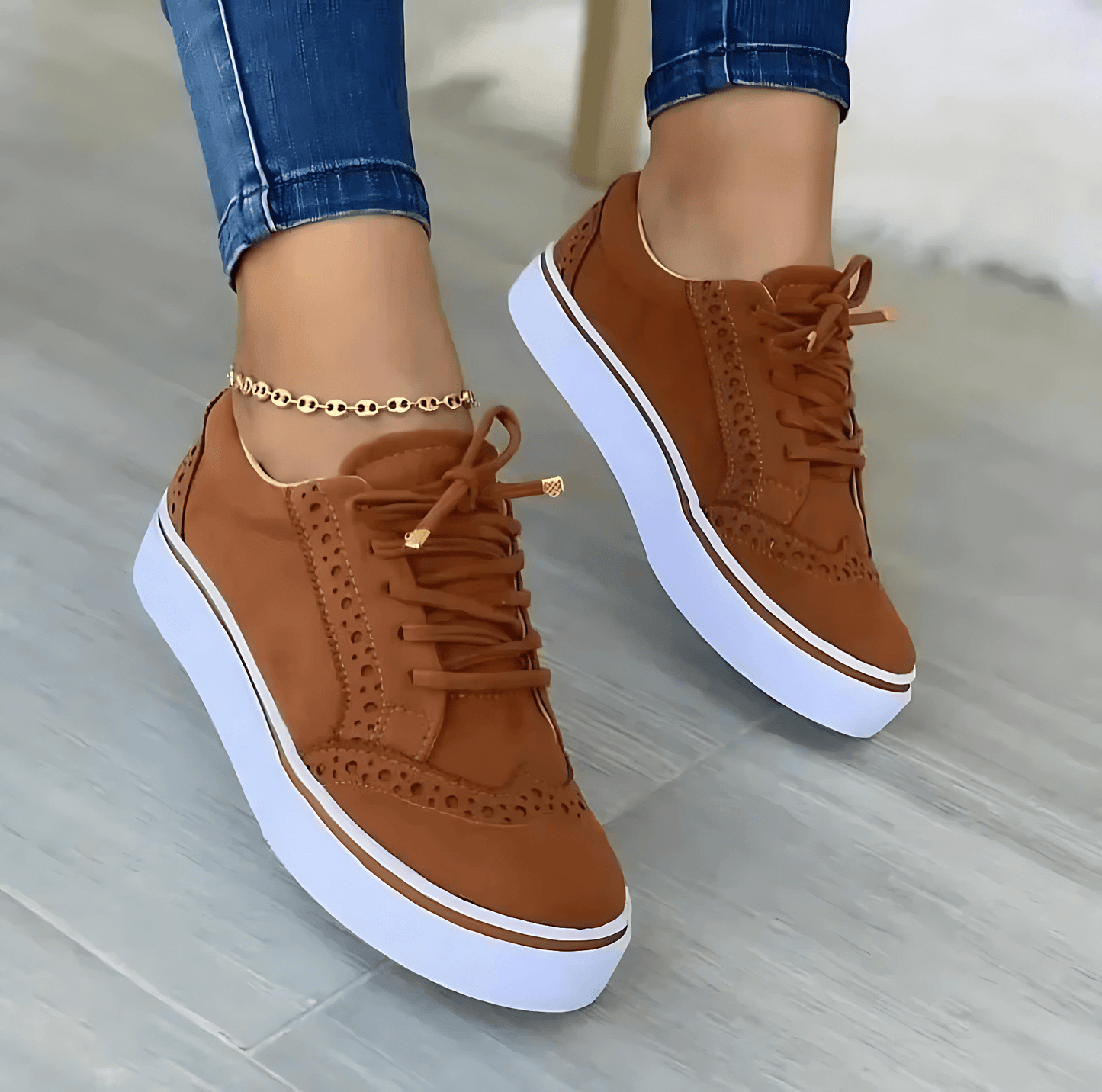 Donna - Scarpe da corsa comode - Leggere e traspiranti - Ideali per il fitness di tutti i giorni