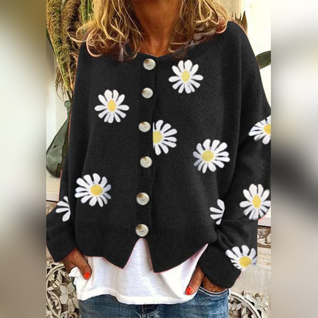 Donna - Maglia - Floreale a maniche lunghe
