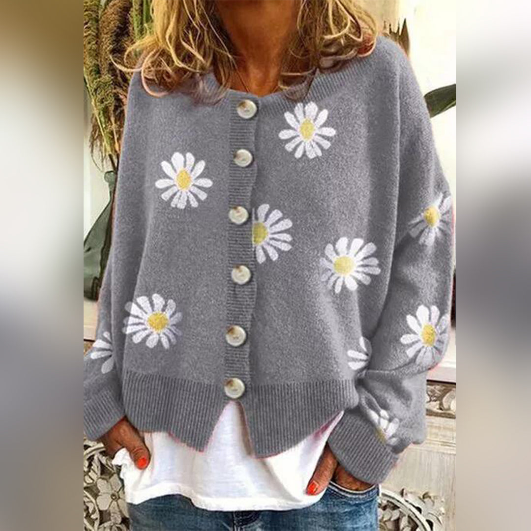 Donna - Maglia - Floreale a maniche lunghe
