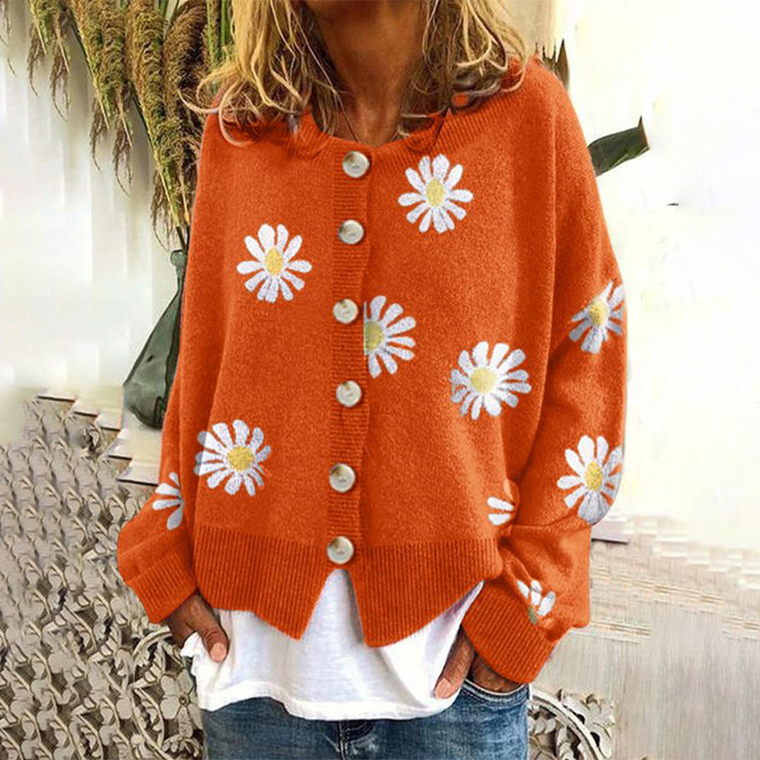 Donna - Maglia - Floreale a maniche lunghe
