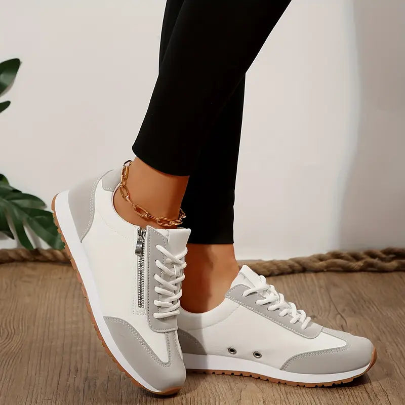 Scarpe da donna - Scarpe con plateau - Design che aumenta l'altezza - Calzature comode e casual