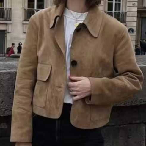 Donna - Comoda giacca corta - Stile Casual