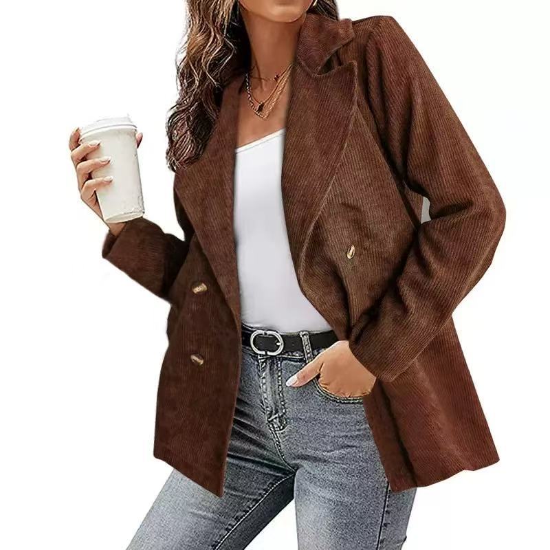 Donna - Blazer in velluto a coste - Stile casual