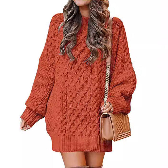 Donna - Maglione casual a maglia larga - stile maglia a cavo