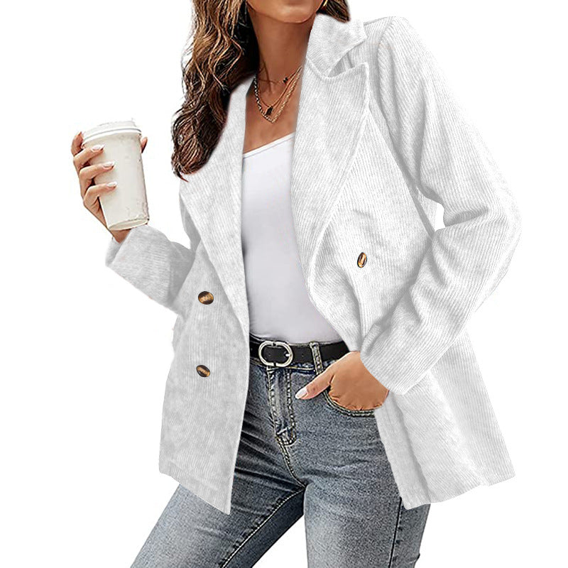 Donna - Blazer in velluto a coste - Stile casual