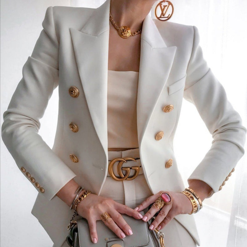 Donna - Blazer elegante - Stile doppio bottone