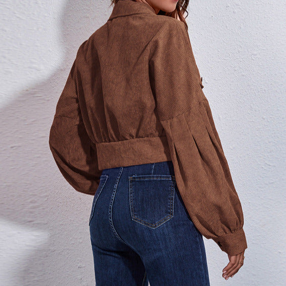 Donne - Giacca blouson - il design a maniche larghe