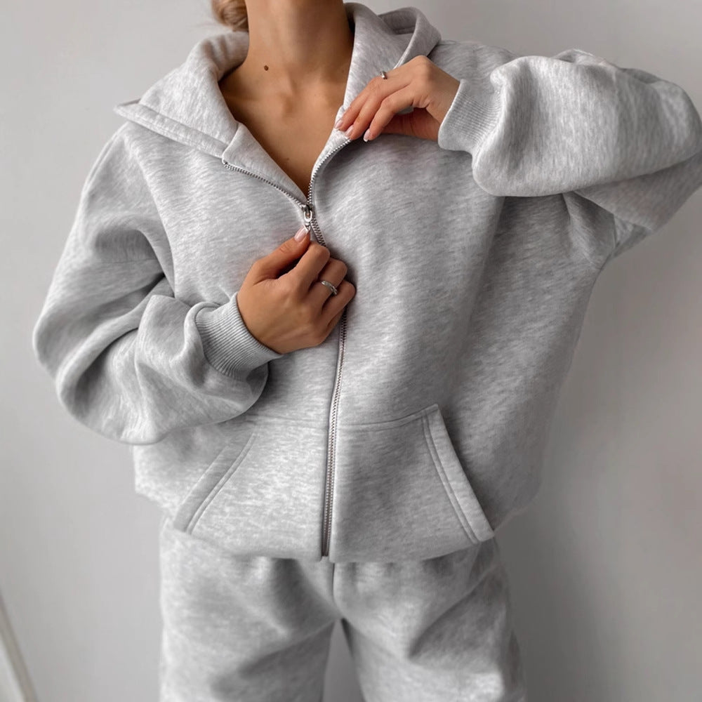 Donna - Set loungewear con cappuccio - Taglio ampio Stile comfort