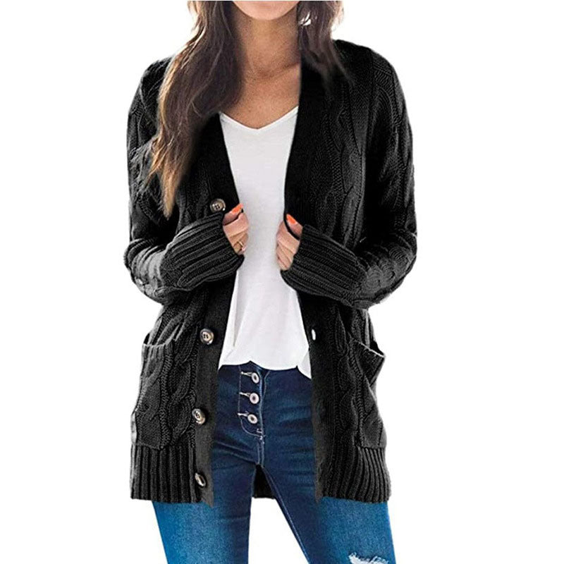 Donna - Cardigan dal taglio rilassato - misto lana
