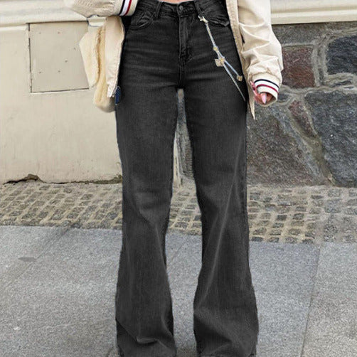 Donna - Jeans svasati in denim - Vita media