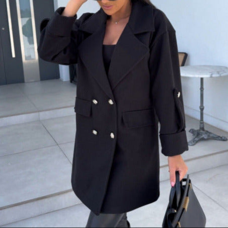 Donna - Blazer in cotone - Stile oversize