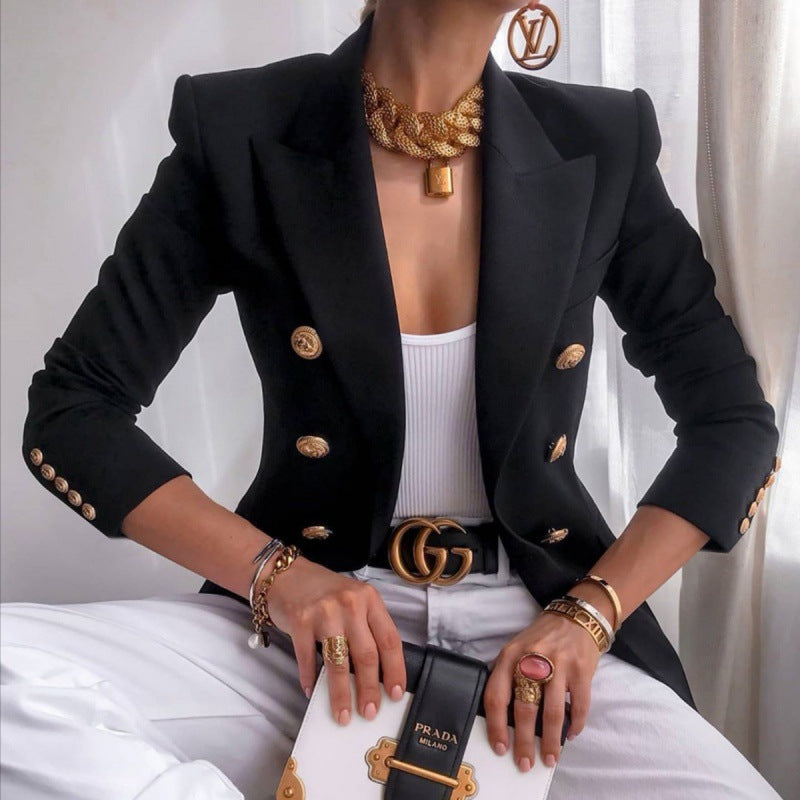 Donna - Blazer elegante - Stile doppio bottone
