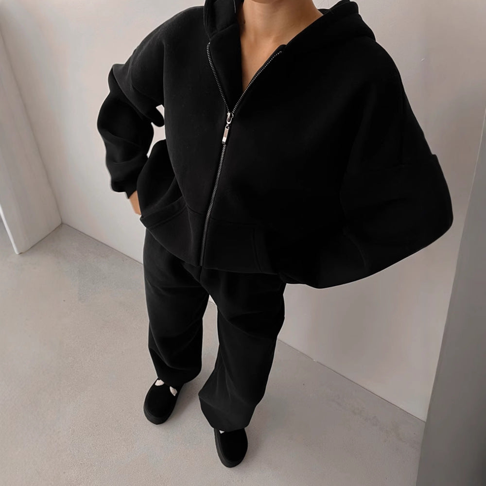 Donna - Set loungewear con cappuccio - Taglio ampio Stile comfort