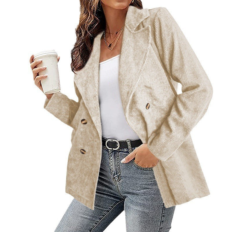 Donna - Blazer in velluto a coste - Stile casual