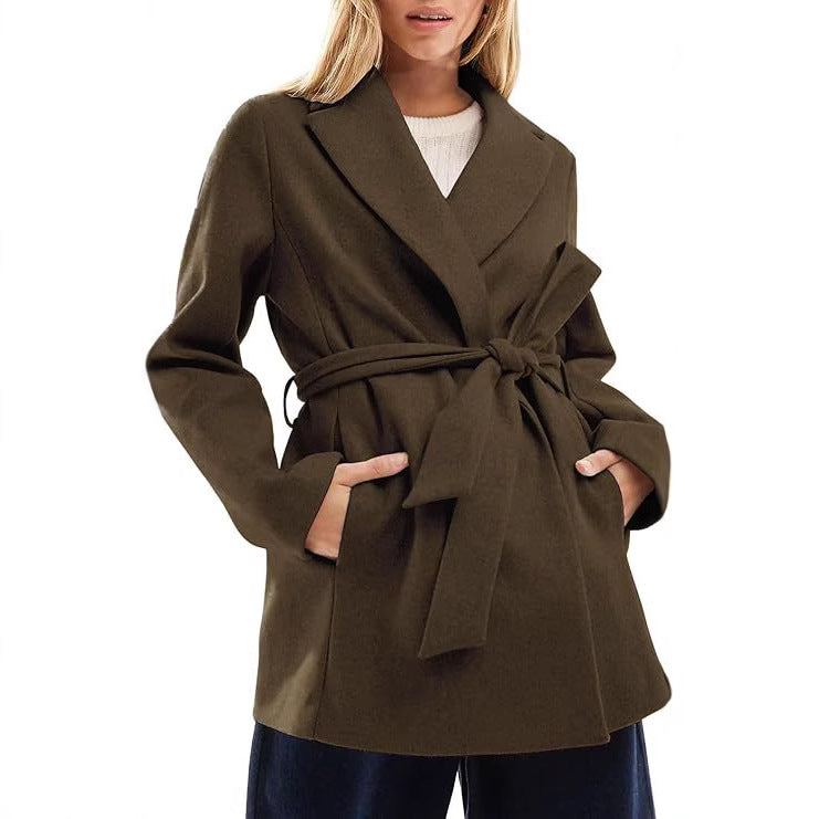 Donna - Elegante giacca a portafoglio - Vestibilità comoda