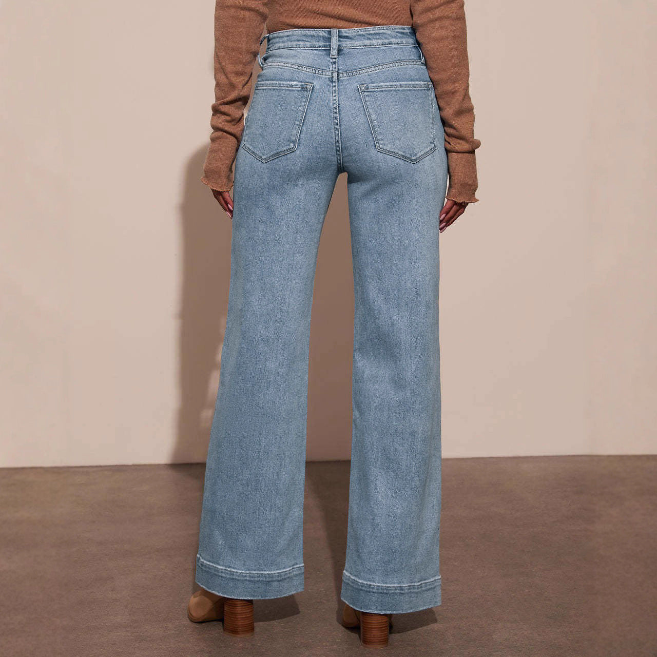 Donna - Jeans a taglio largo - Stile elegante