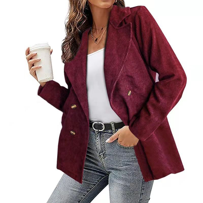 Donna - Blazer in velluto a coste - Stile casual