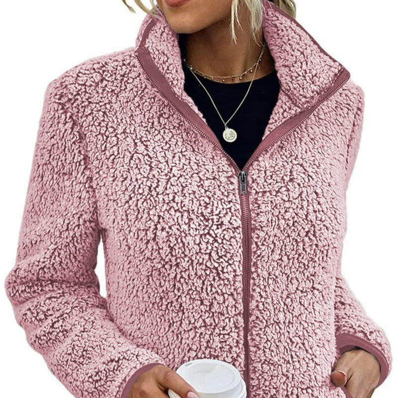 Donna - Giacca in pile - Collo alto