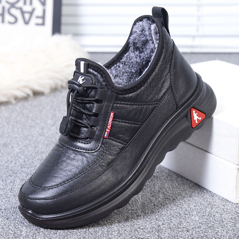 Donna - Scarpe da ginnastica casual e confortevoli con fodera calda