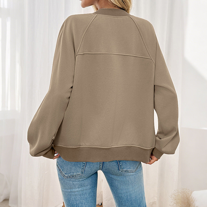 Donna - Giacca felpata - Vestibilità casual