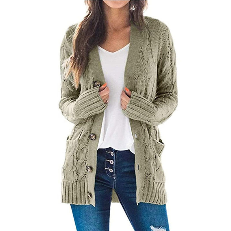 Donna - Cardigan dal taglio rilassato - misto lana