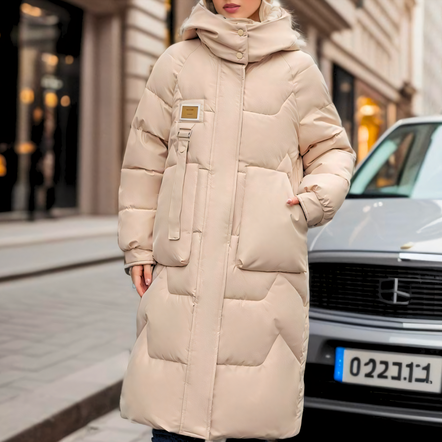 Donna - Cappotto invernale lungo - caldo e alla moda