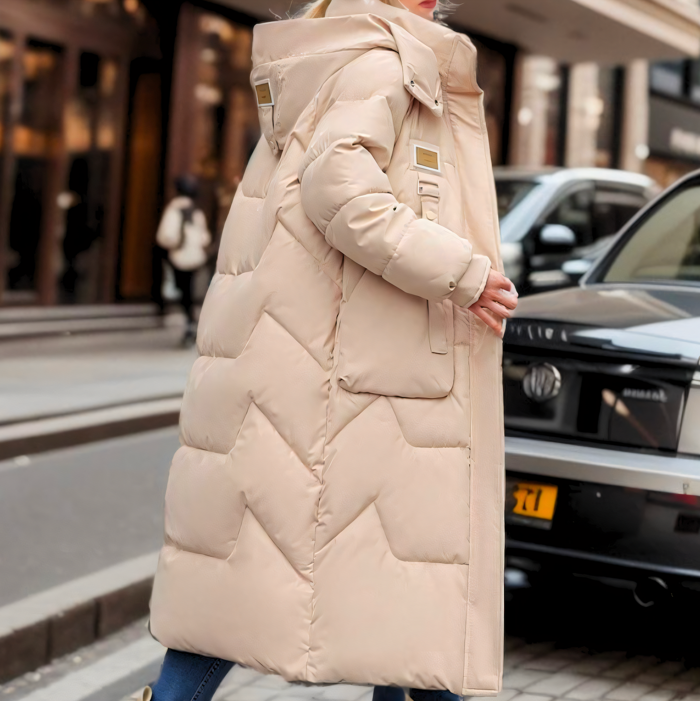 Donna - Cappotto invernale lungo - caldo e alla moda