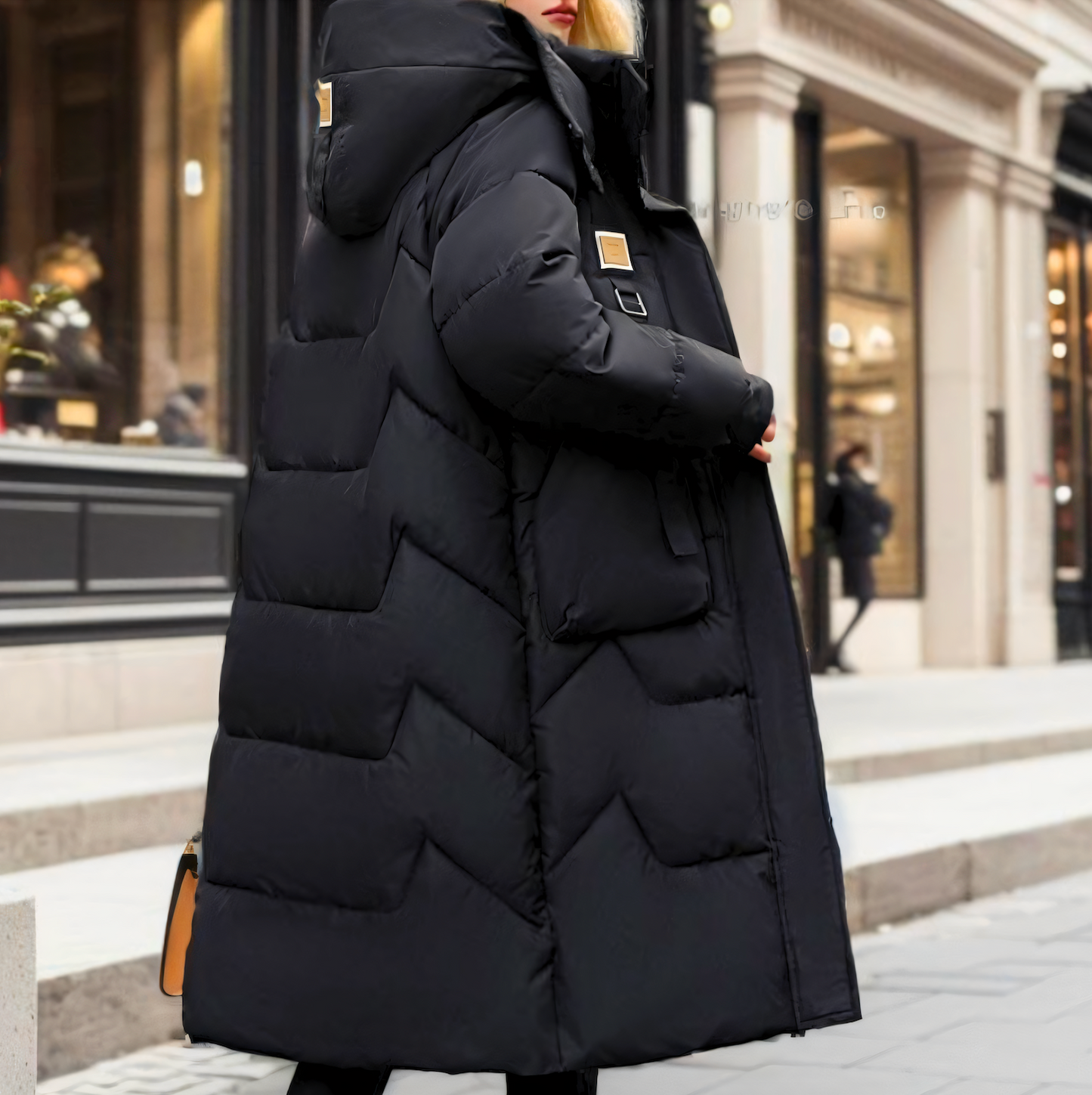 Donna - Cappotto invernale lungo - caldo e alla moda