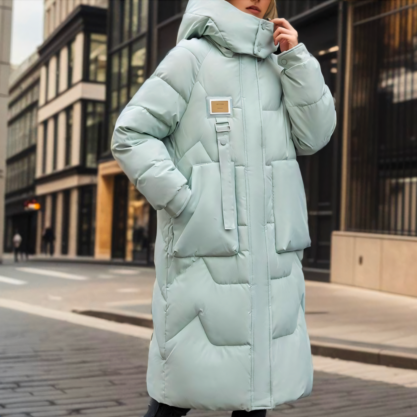 Donna - Cappotto invernale lungo - caldo e alla moda