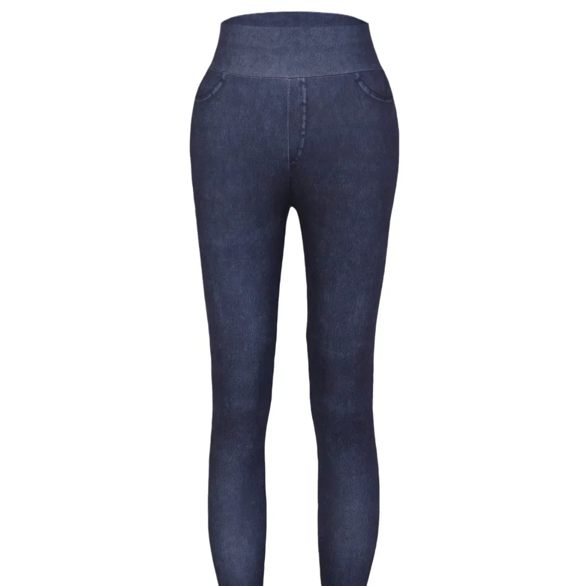 Donna - Jeggings alla moda a vita alta - Vestibilità trendy