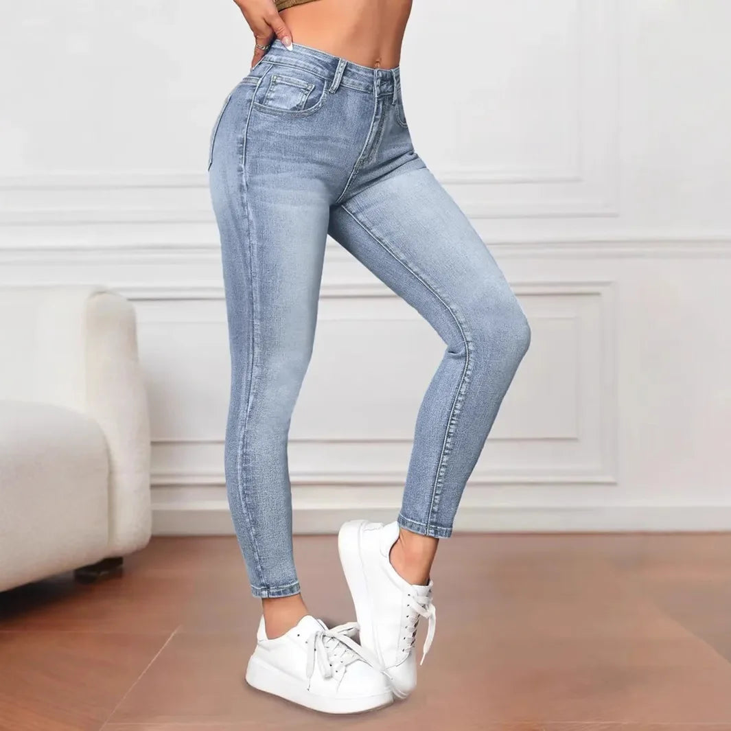 Donna - Jeggings aderenti - Vita alta
