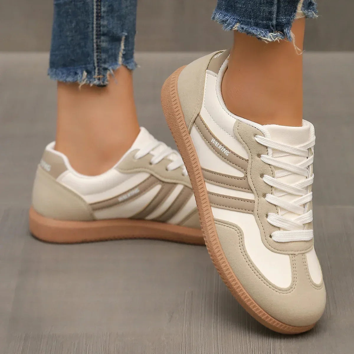 Donna - Sneakers da passeggio - Suola leggera e ammortizzata - Scarpe di sostegno per tutti i giorni