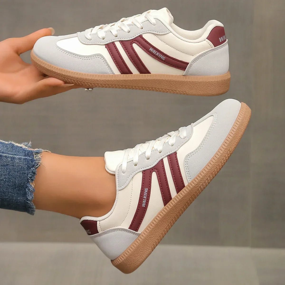 Donna - Sneakers da passeggio - Suola leggera e ammortizzata - Scarpe di sostegno per tutti i giorni