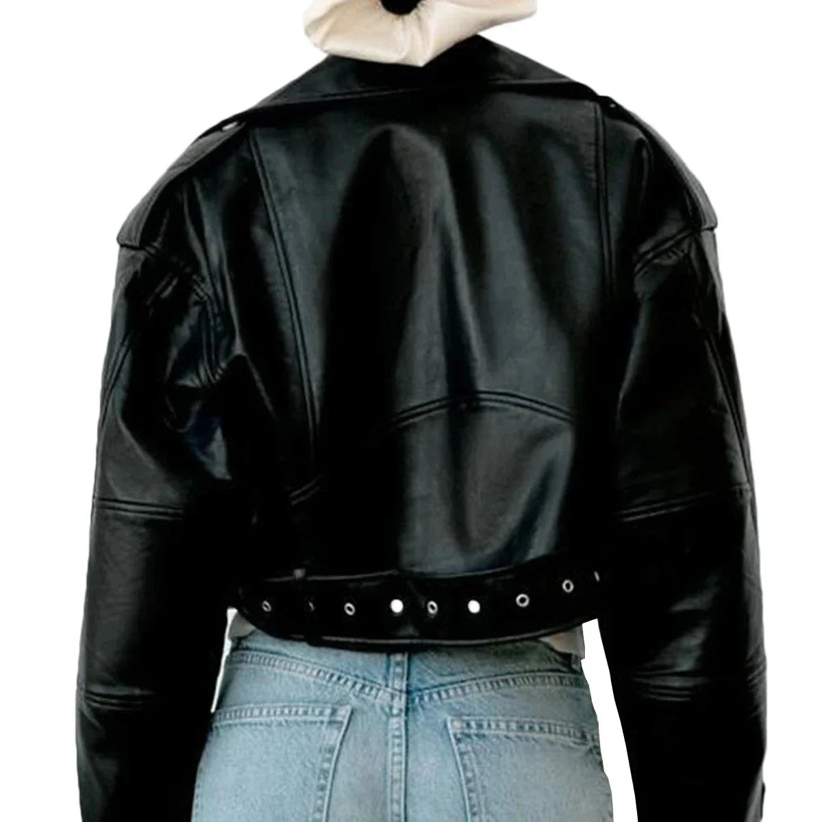 Donna - Giacca classica da motociclista - Stile casual