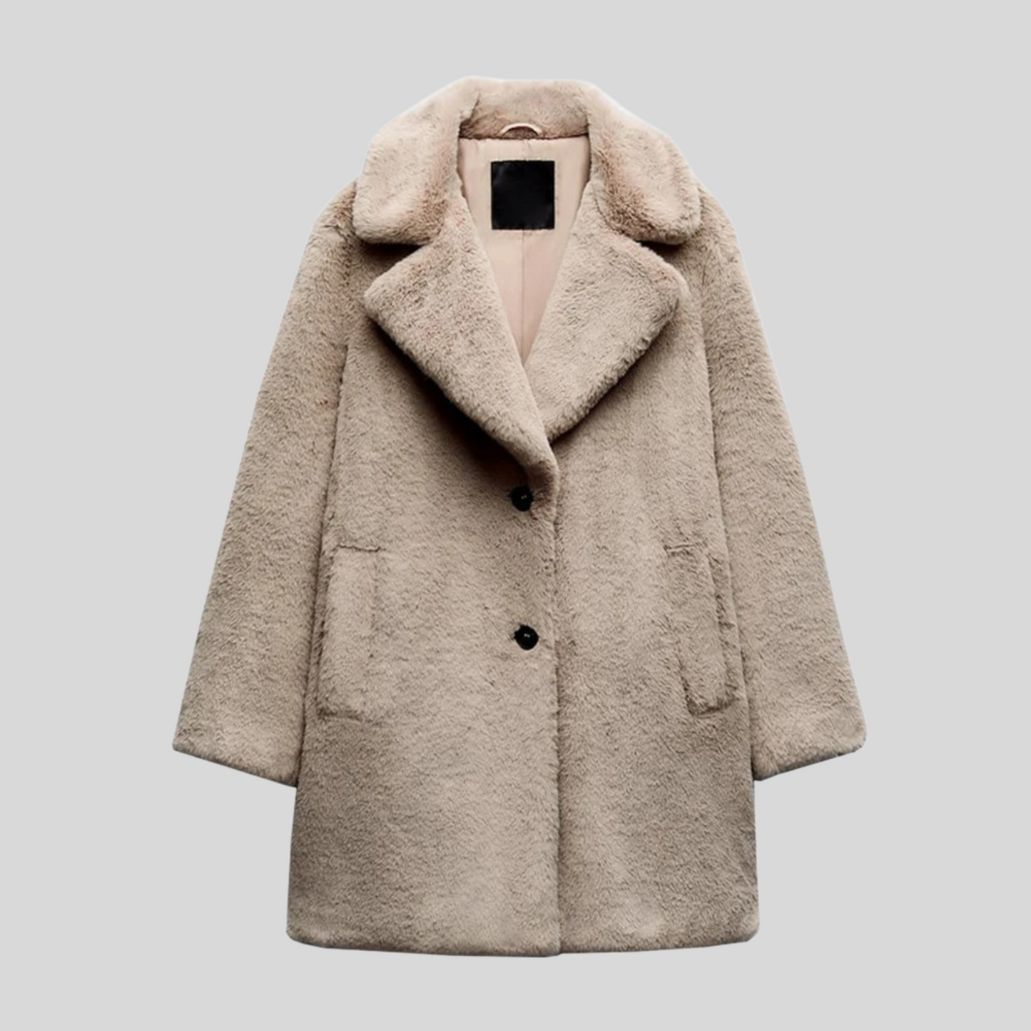 Donna - Cappotto di peluche - Stile invernale