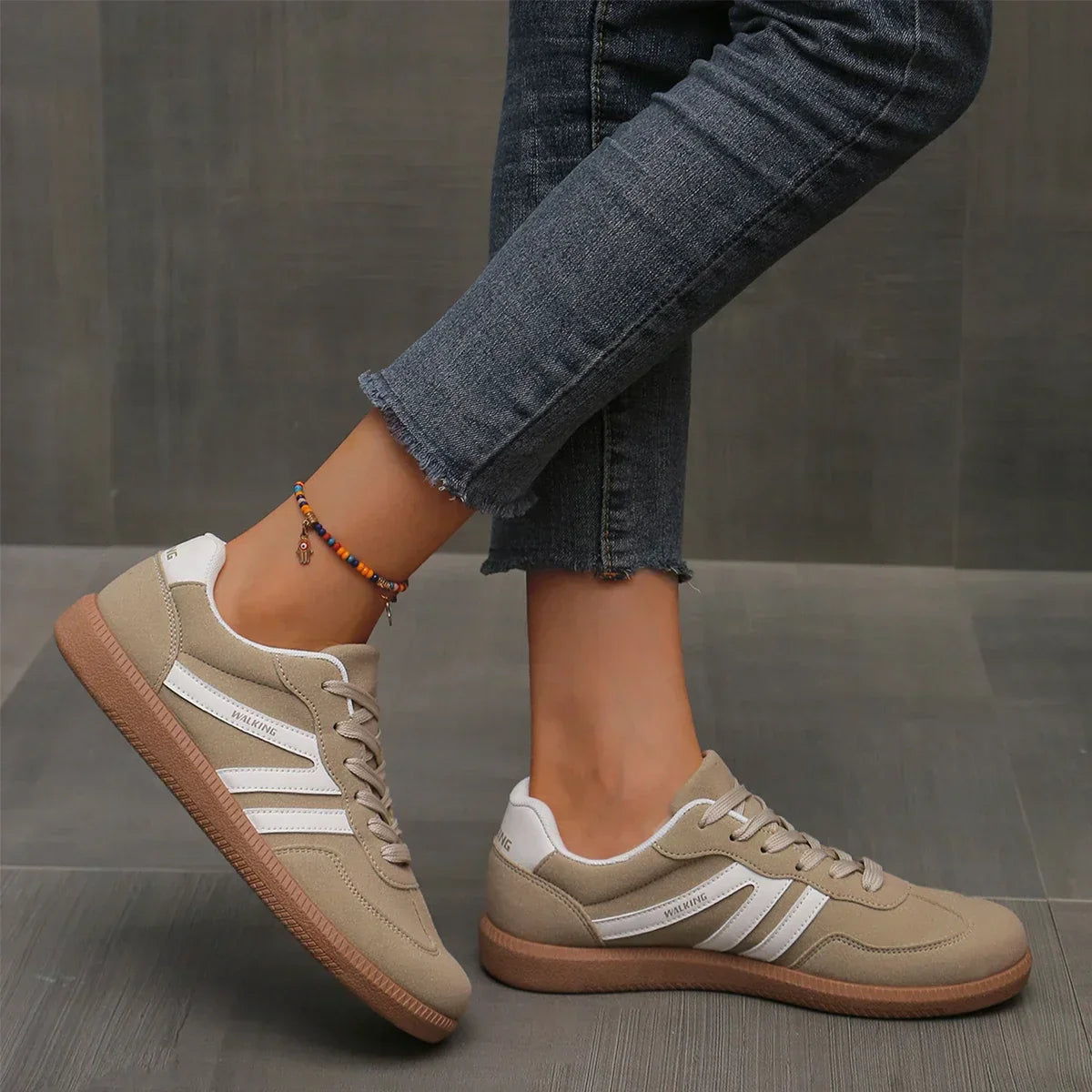 Donna - Sneakers da passeggio - Suola leggera e ammortizzata - Scarpe di sostegno per tutti i giorni