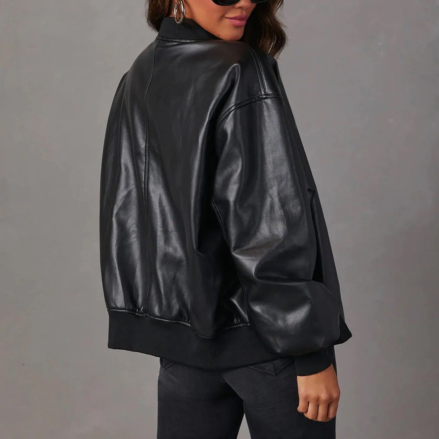 Donna - Bomber casual oversize - Vestibilità elegante